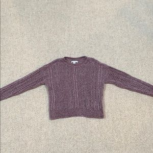 American Eagle Purple Knit Sweater
